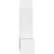 Ekena Millwork Portland Architectural Grade PVC Gable Bracket, 36"W x 24"H x 6"D x 6"F, 16/12 Pitch GBP036X24X0606POR00 - alternate 4